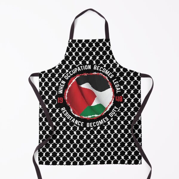 Item preview, When Palestine Occupation Becomes Legal Palestinian Resistance Becomes Duty -wht designed and sold by Hurriyyatee.