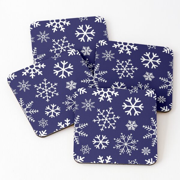 Item preview, Blue Winter Simple Snowflake Pattern designed and sold by JABG-01.