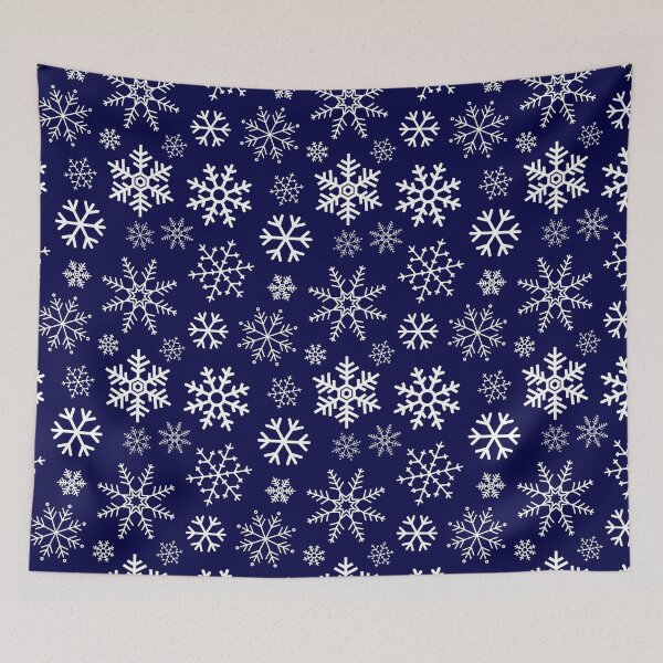 Item preview, Blue Winter Simple Snowflake Pattern designed and sold by JABG-01.