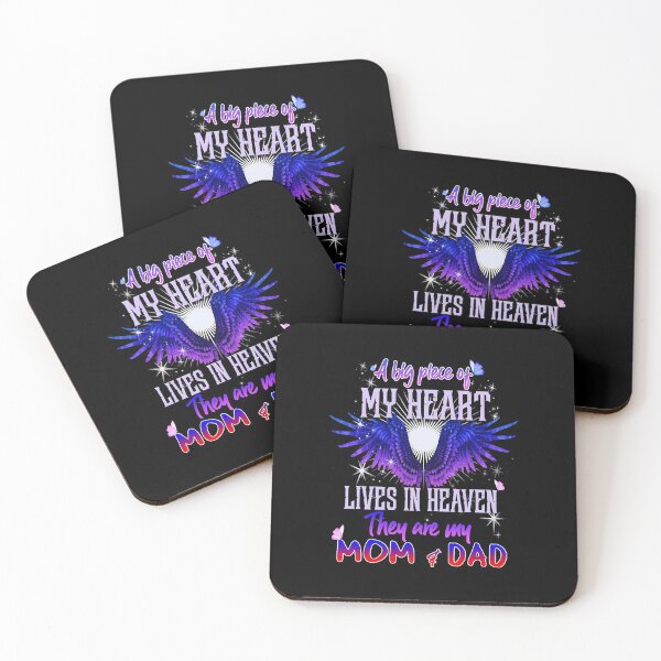 Item preview, A big piece of my heart lives in heaven they are my Mom & Dad  designed and sold by EvelettKus.