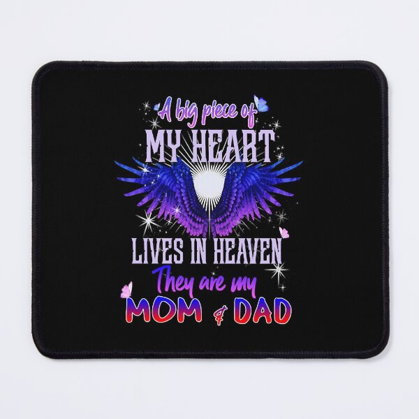 Item preview, A big piece of my heart lives in heaven they are my Mom & Dad  designed and sold by EvelettKus.