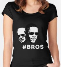 Barrack Obama & Joe Biden Bros Women's Fitted Scoop T-Shirt