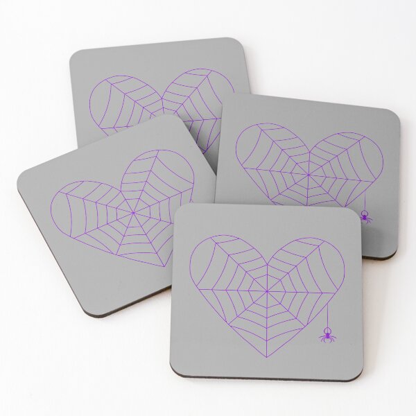 Item preview, Spiderweb Heart - Purple designed and sold by TheeForestFox Shop.