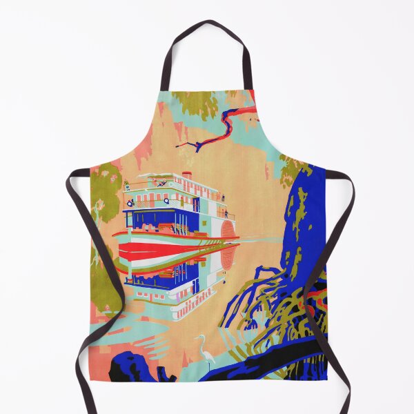 Item preview, Murray River Cruise - Vintage Travel Poster - Lithograph designed and sold by karwilberevivalcollection.
