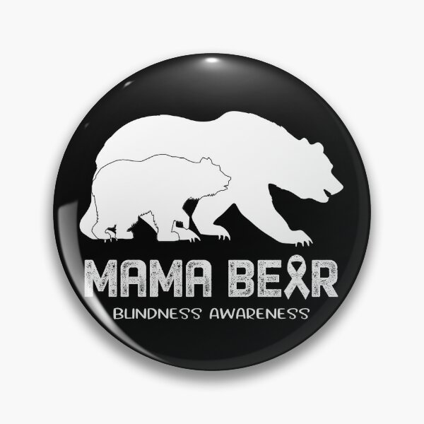 Item preview, Blindness Awareness Mama Bear Support Blindness designed and sold by Victormoratalla.