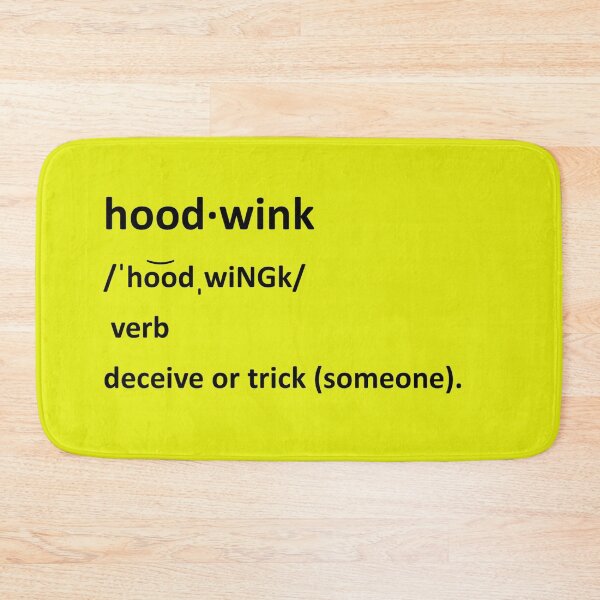 Item preview, Hoodwink Definition Black Letters designed and sold by AliCatOriginals.