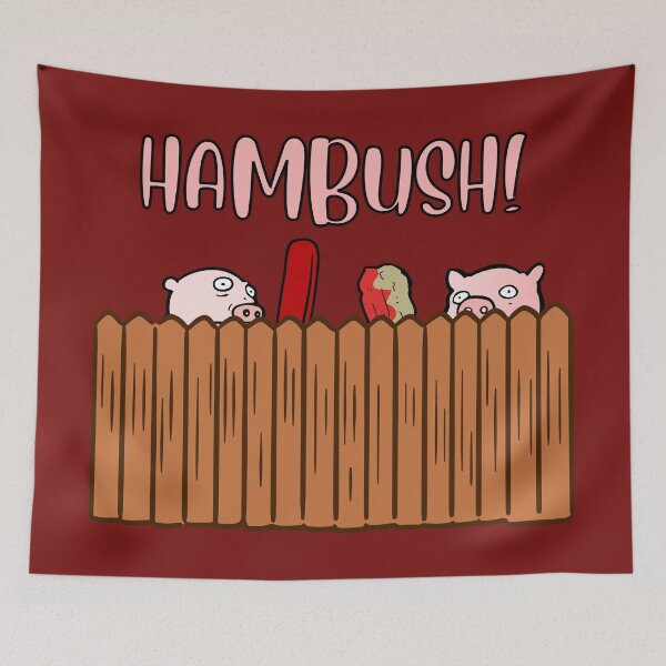 Item preview, Hambush!- Funny Pig Pun designed and sold by goodguy53.