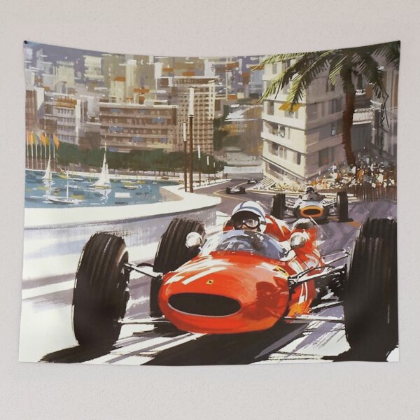 Item preview, 1965 Monaco Grand Prix Racing Poster designed and sold by angelinawiliam.