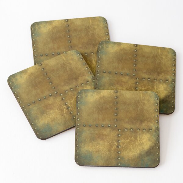 Item preview, Heavy Metal / Industrial Pattern / Rustic Copper Texture / Smaller Bolts  designed and sold by wild.geranium.design.