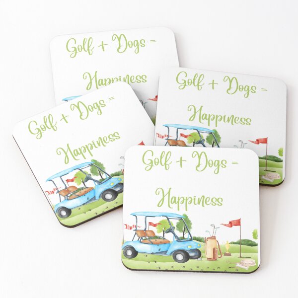 Item preview, Golf and Dogs equals Happiness designed and sold by beastieboutique.