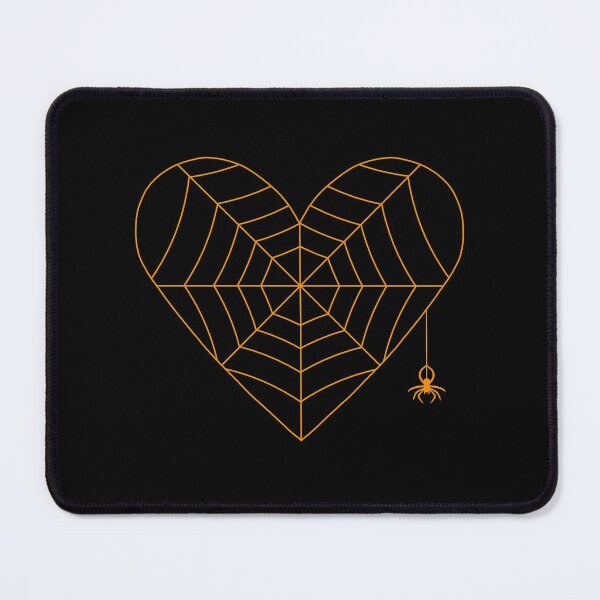 Item preview, Spiderweb Heart - Orange designed and sold by TheeForestFox Shop.