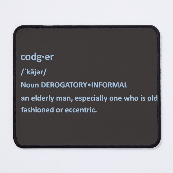 Item preview, Codger Definition Light Blue Letters designed and sold by AliCatOriginals.
