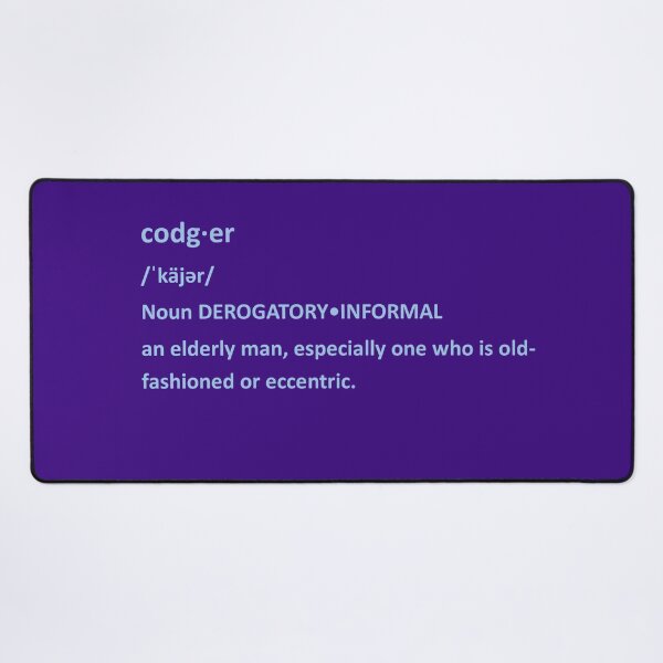 Item preview, Codger Definition Light Blue Letters designed and sold by AliCatOriginals.