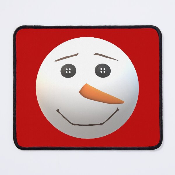 Item preview, Happy Snowman Face (Red Background) designed and sold by ArtByLM.