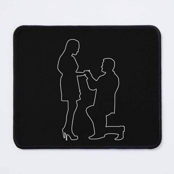 Item preview, The Proposal (Black Version With White Outline) designed and sold by Matt Malloy.