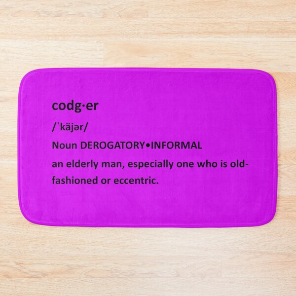 Item preview, Codger Definition Black Letters designed and sold by AliCatOriginals.