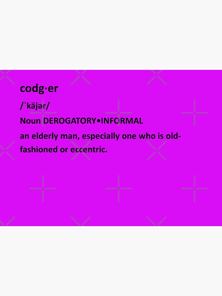 codger-definition-black-letters-poster-for-sale-by-alicatoriginals