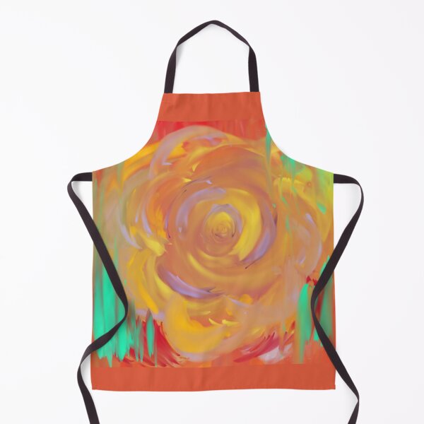 Item preview, Yellow Rose Abstract Painting designed and sold by MarckRivers.