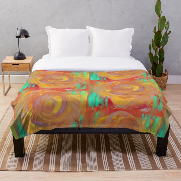 Item preview, Yellow Rose Abstract Painting designed and sold by MarckRivers.