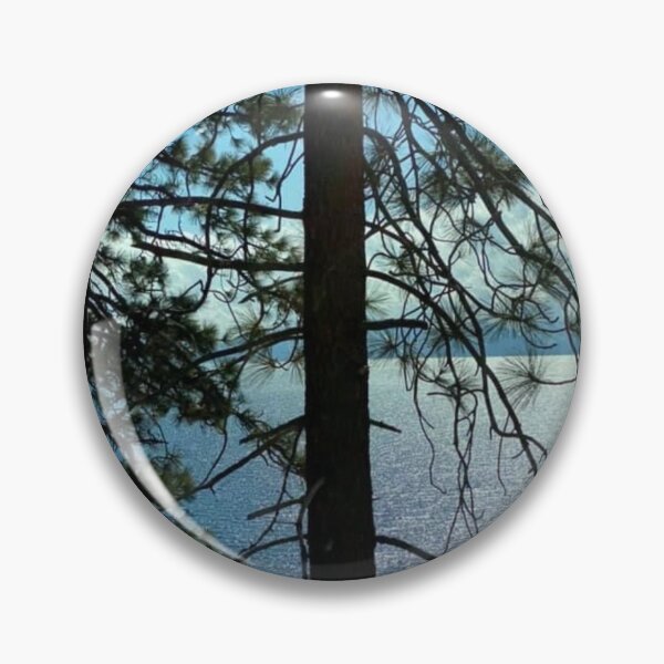 Item preview, Lake Tahoe - Looking through the Pines designed and sold by Kathleen Douglas.