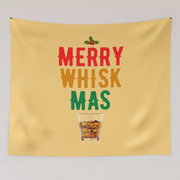Item preview, Merry WhiskMas Whiskey Liquor Christmas Humor designed and sold by EllConApparel.