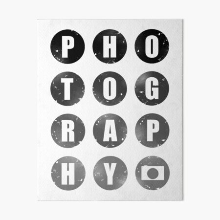 Photography Art Board Print