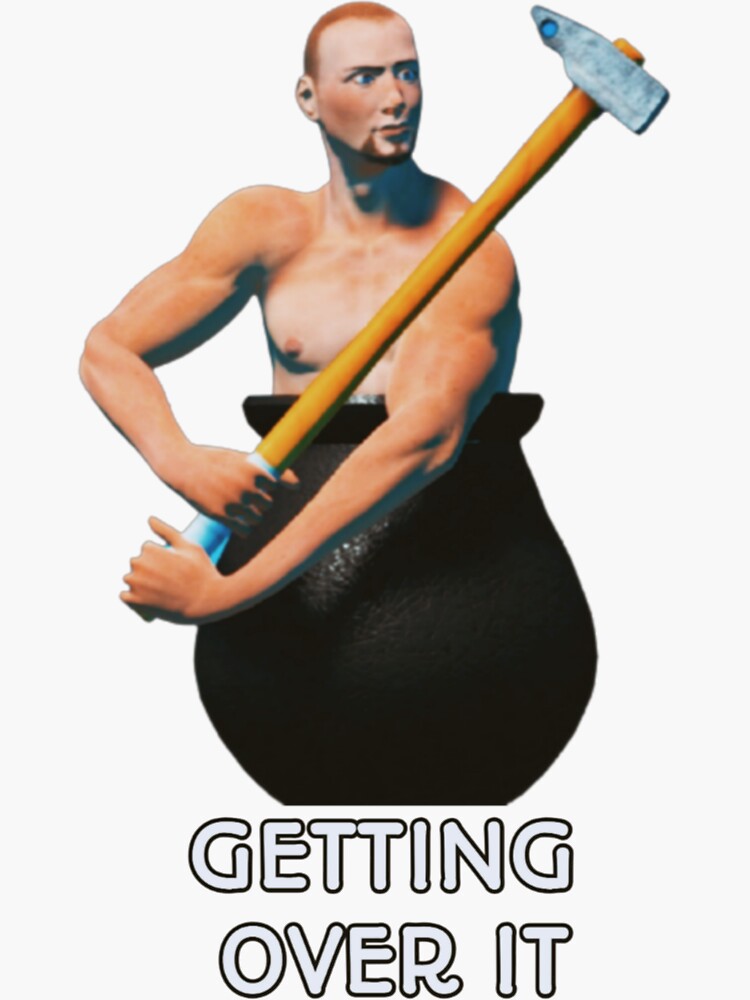 Getting Over it with bennett foddy Poster by Mo77a
