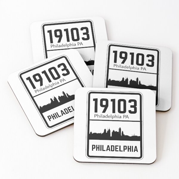 Item preview, Philadelphia Zip Code 19103 designed and sold by Rajadrone.