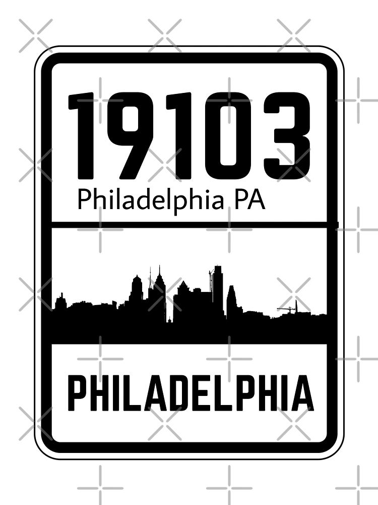 Thumbnail 3 of 3, Scarf, Philadelphia Zip Code 19103 designed and sold by Rajadrone.