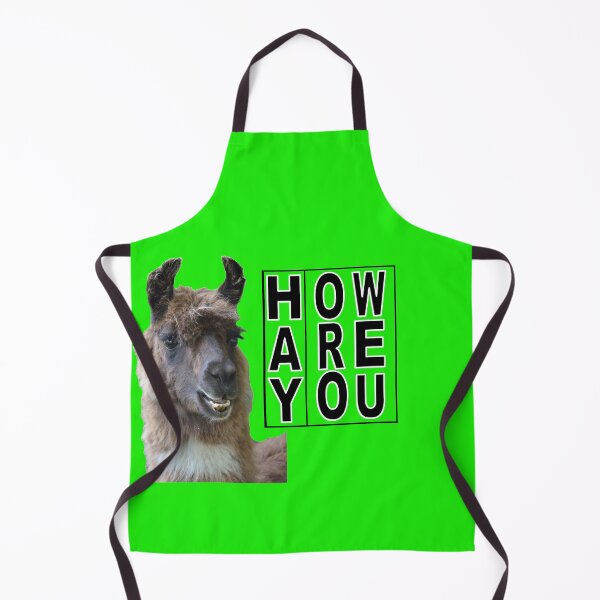 Item preview, Hay How Are You Llama with Black Letters designed and sold by AliCatOriginals.