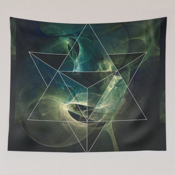 Aperçu de l'œuvre Fractale Merkaba créée et vendue par whosedream.