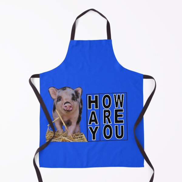 Item preview, Hay How Are You Pig Light Black Letters designed and sold by AliCatOriginals.