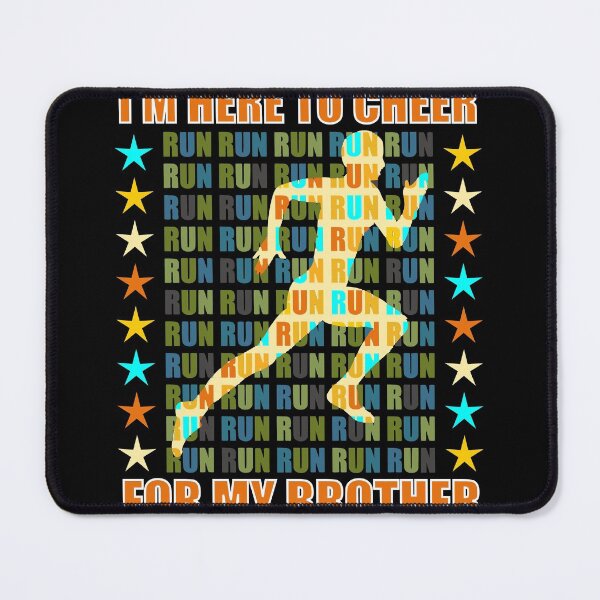 Item preview, I Am Here To Cheer For My Brother - Runner Support designed and sold by artfulnotebook.