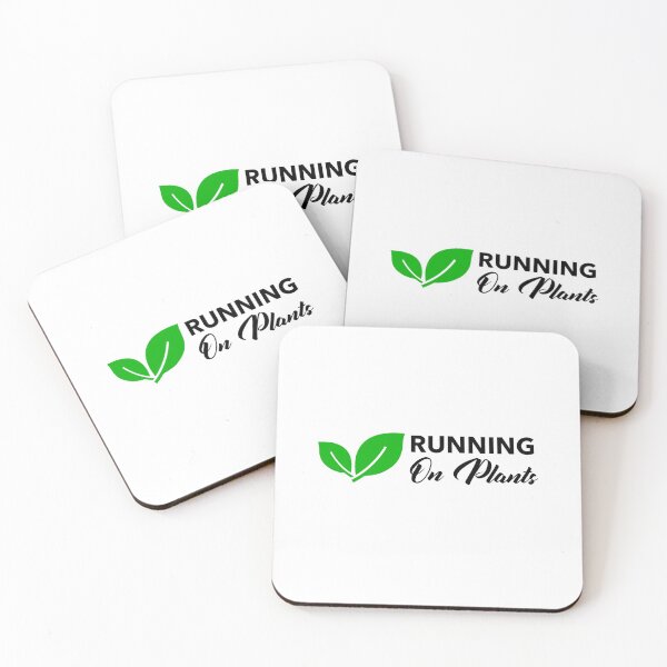 Item preview, Running on plants plant-based design designed and sold by lach3.