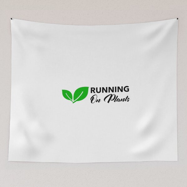 Item preview, Running on plants plant-based design designed and sold by lach3.