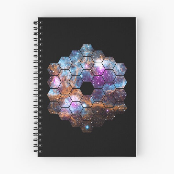 Item preview, James Webb Space Telescope Mirrors JWST Galaxy Stars Planets Moons designed and sold by IdlyBlue.