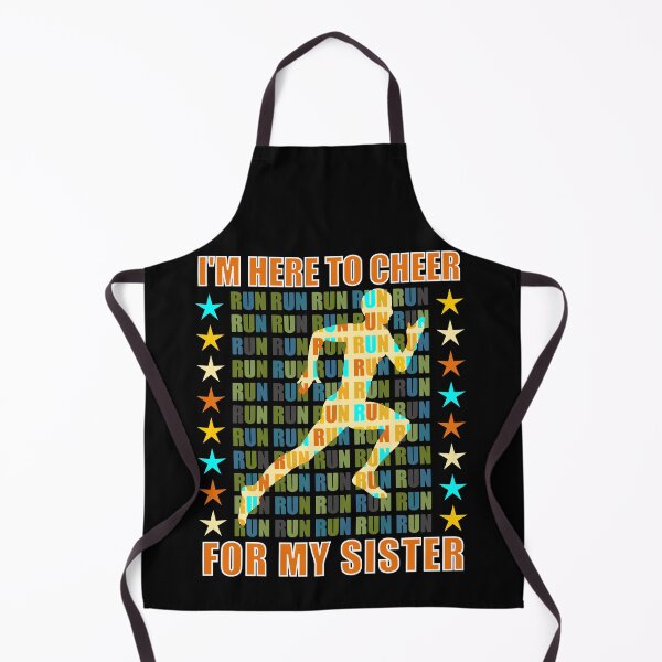 Item preview, I Am Here To Cheer For My Sister - Runner Support designed and sold by artfulnotebook.