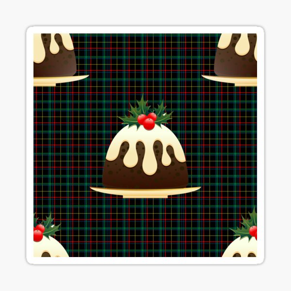 Item preview, plaid christmas puddings  designed and sold by Gossip Rag.