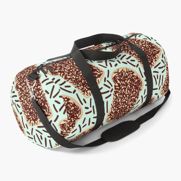 Item preview, Chocolate Sprinkles Hagelslag On Toast Pattern Light Turquoise designed and sold by cashewdays.