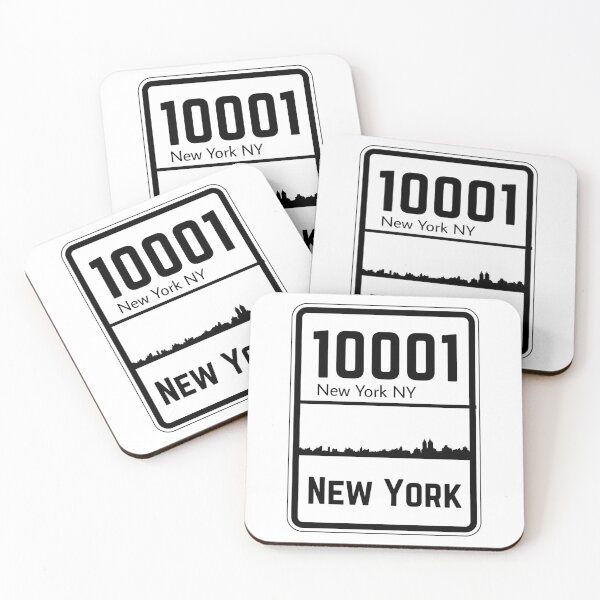 Item preview, New York NY Zip Code 10001 designed and sold by Rajadrone.