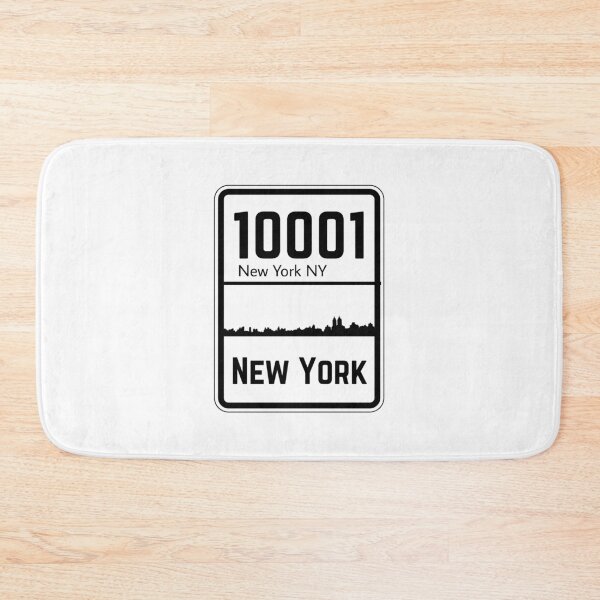 Item preview, New York NY Zip Code 10001 designed and sold by Rajadrone.
