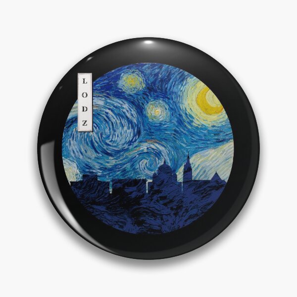 Item preview, Lodz Starry Night Van Gogh Circle designed and sold by DFerraz.
