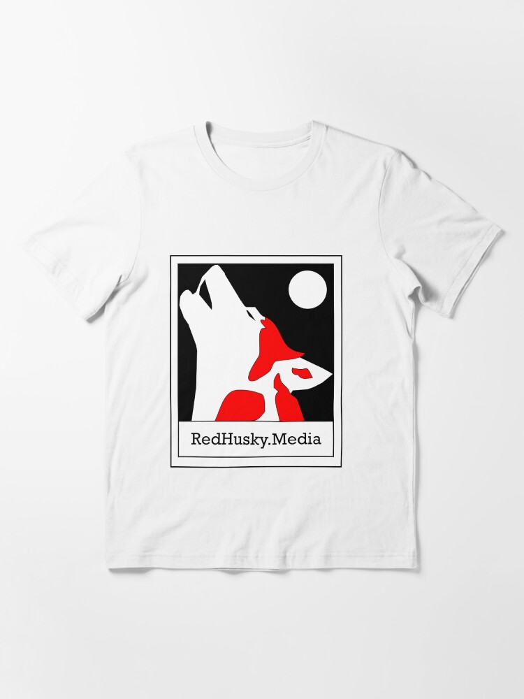 Alternate view of Red Husky Media Logo Essential T-Shirt