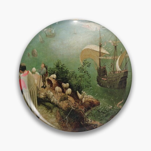 Item preview, Pieter Bruegel the Elder's Landscape with the Fall of Icarus designed and sold by mosfunky.