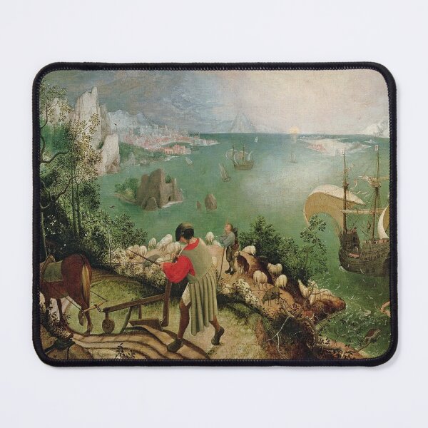 Item preview, Pieter Bruegel the Elder's Landscape with the Fall of Icarus designed and sold by mosfunky.