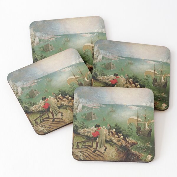 Item preview, Pieter Bruegel the Elder's Landscape with the Fall of Icarus designed and sold by mosfunky.