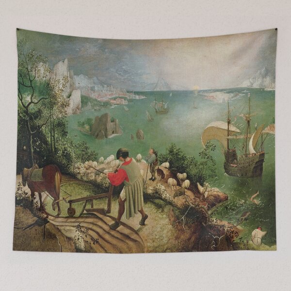 Item preview, Pieter Bruegel the Elder's Landscape with the Fall of Icarus designed and sold by mosfunky.