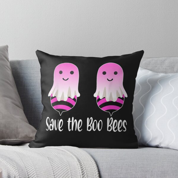 Aperçu de l'œuvre Save The Boobees Boo Bees Breast Cancer Halloween Women T-Shirt créée et vendue par Bobby-Bancel.