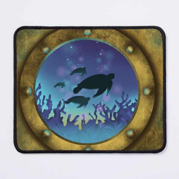 Item preview, Deep Sea / Turtles  designed and sold by wild.geranium.design.