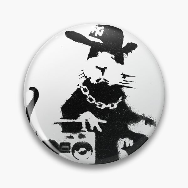 Item preview, Gangsta Rat, Banksy designed and sold by JuxtaHead.